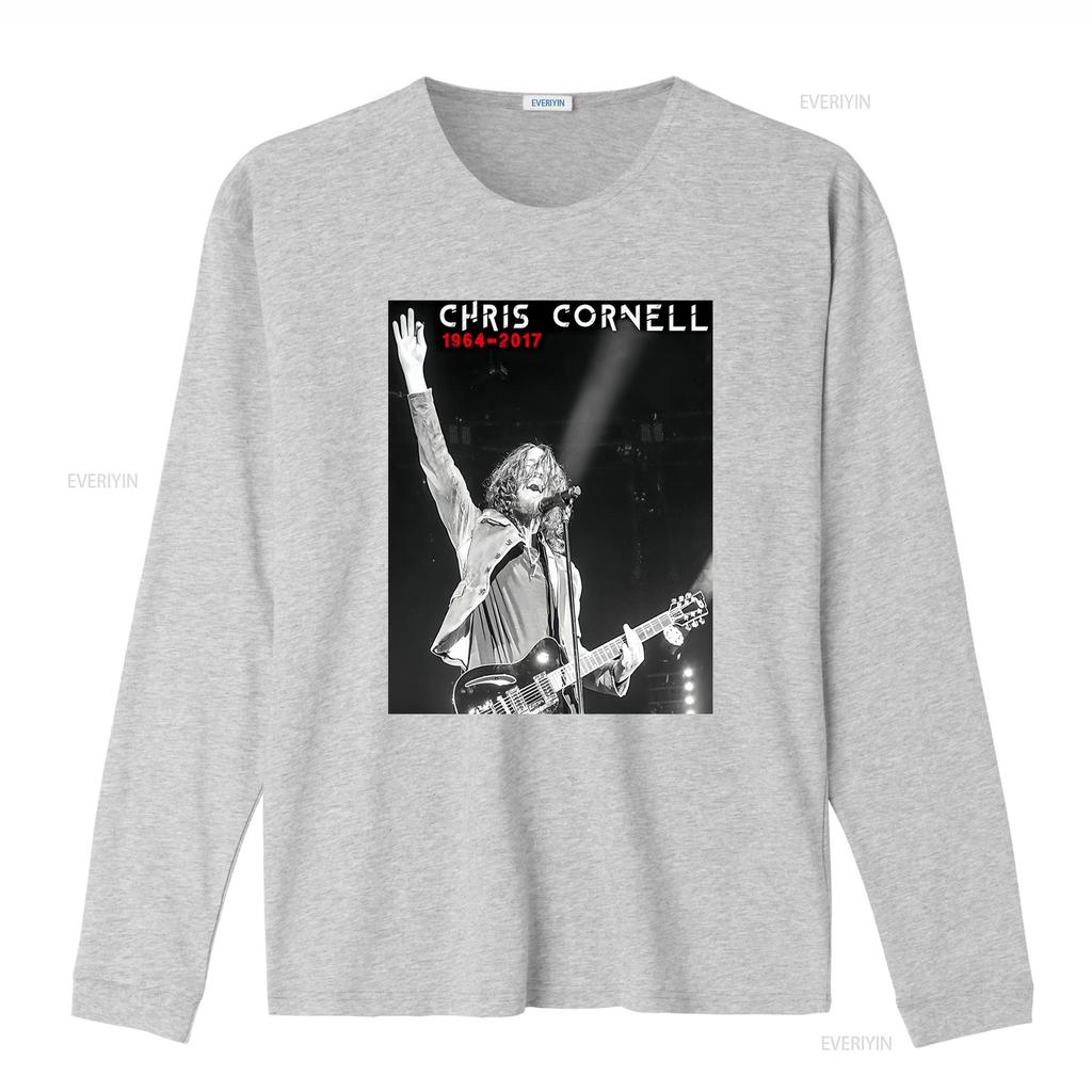 Chris Cornell 1964 2017 R I P T Shirt Baggy Boyfriend 1949 vintage Washed Top For Everyday Wear Stylish Stretched homme