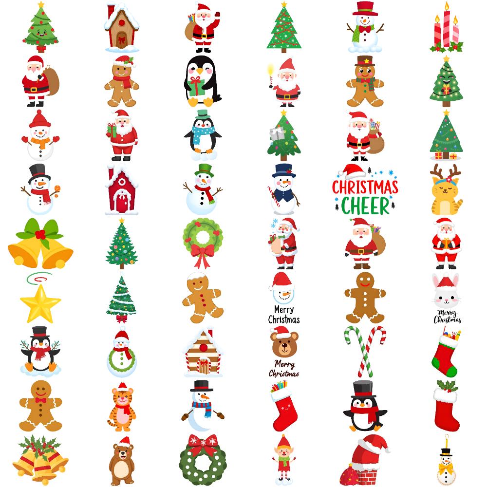 54pcs Temporary Tattoo Dinosaur Stickers Waterproof Long-lasting Body Stickers Decorative Stickers Cartoon For Boys Girls