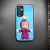 M-Masha Russian Animation B-Bear Phone Case Glass For Samsung Galaxy S23 S25 S24 S21 S22 S20 Ultra Fe Plus A34 A15 A14 Cover
