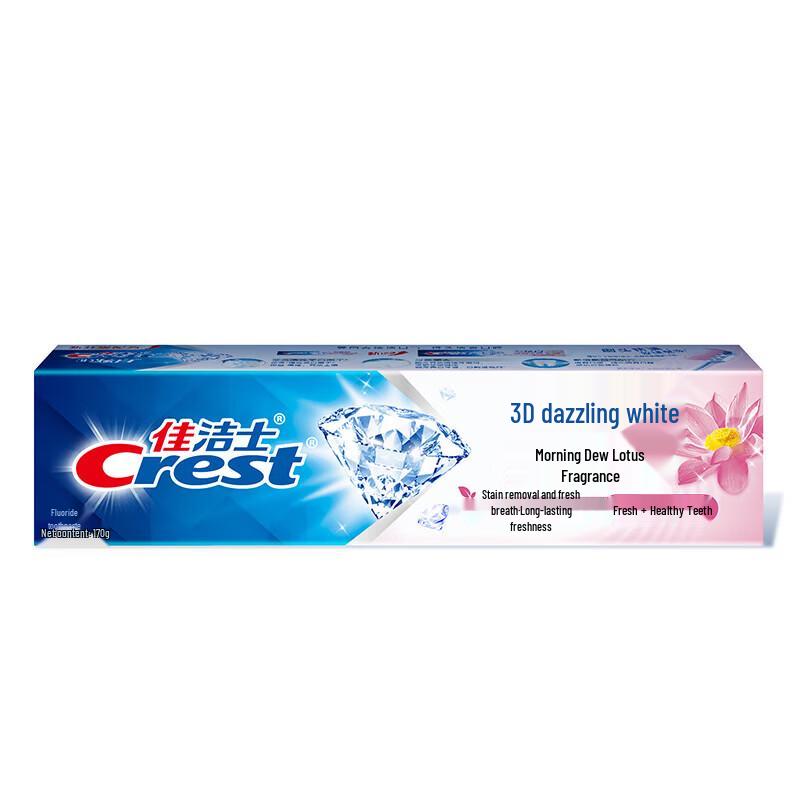 Crest 3D White Morning Dew Lotus Fragrance Toothpaste