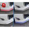 2.5M Car Bumper Protector Front Lip Carbon Fiber Rubber Car Bumper Lip Mouldings Splitter Chin Body Kits Spoiler Auto