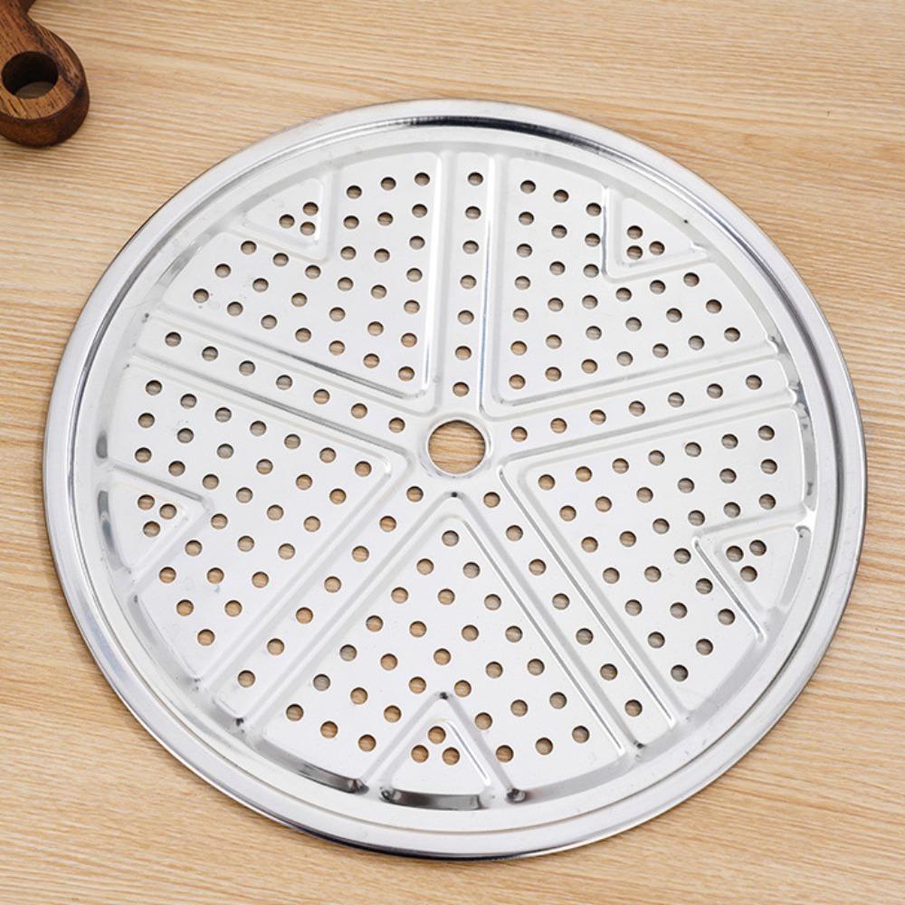 Round Steamer Rack Stainless Steel Steamer Tray Pressure Cooker Canner Rack Dumpling 20cm серебряный