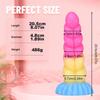 Women's Hemp Rope New Anal Plug Special-shaped Silicone Penis Soft Mixed Color Simulation Masturbator
