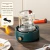 Round Lattice Multifunctional Electric Ceramic Tea Maker Set