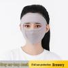 Ice Silk Women's Sunscreen Mask: UV Protection, Breathable, Stylish Design, Protects Eye Corners, 2024 Edition