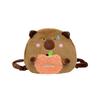 Cute Kapibara Hairy Doll Bag Girls Shoulder Bag Can Shoulder Student School Bag Cartoon Capybara Backpack