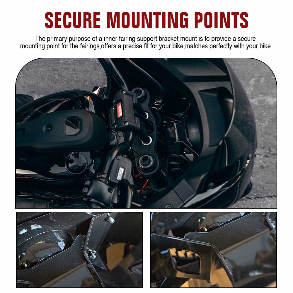 Fairing Bracket Mount With Headlight Mounting Bracket Ring Trim Cover Motorcycle For Harley Softail Low Rider ST FXLRST 2022-25