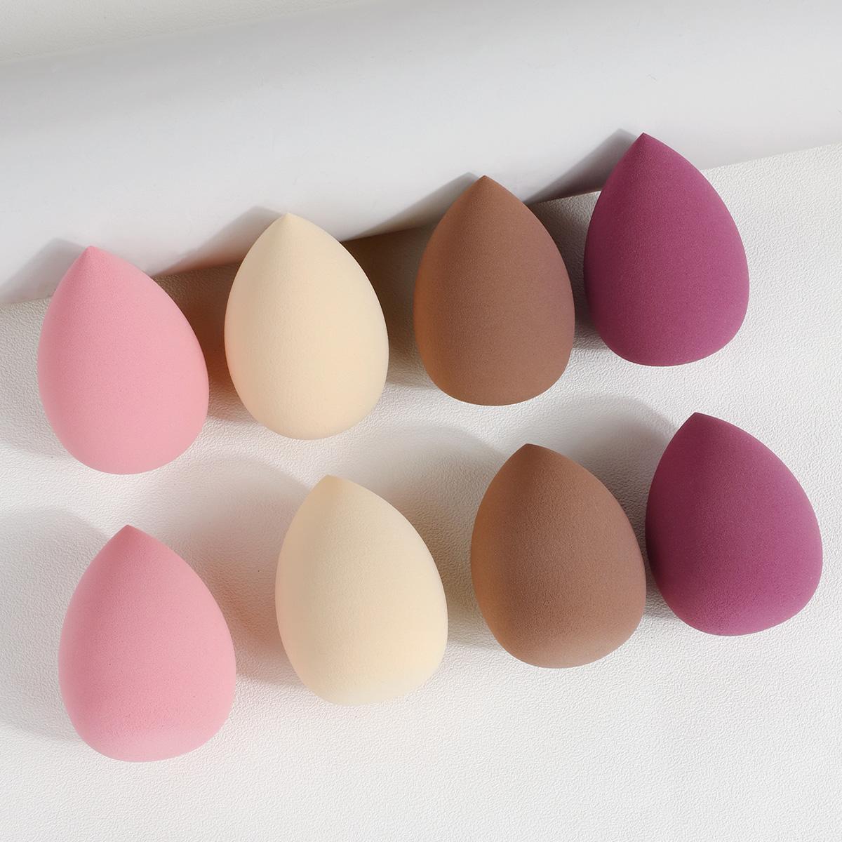 

8Pcs Beauty Egg Makeup Sponge Blenders Beauty Sponges Foundation Applicator коричневий