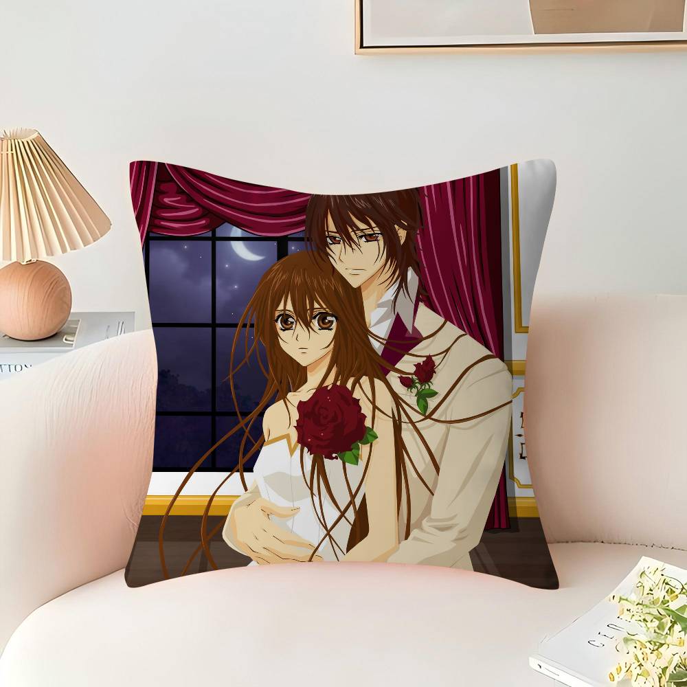 A-Animation V-Vampire Knight Cushion Cover Car Throw Pillow Case For Sofa Car Christmas Gift 40x40cm 45x45cm
