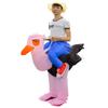 Adult Cartoon Ostrich Inflatable Costume - Cute & Funny Half-Body Cosplay Outfit for Parties
