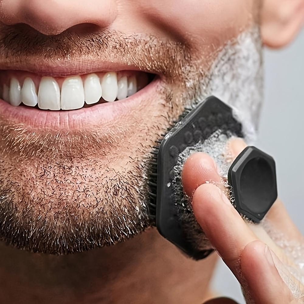 Facial Cleansing Brush, Silicone Micro Facial Deep Cleansing and Exfoliating Tool, Manual Massage Scrub Brush for Facial Beauty