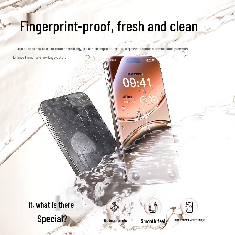Baseus Dual Pack HD Tempered Glass Screen Protector for iPhone