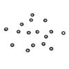 100PCS 3D Scanning Tracking Dots 3mm Inner 6mm Outer Diameter High Reflectance Rain Proof Magnetic