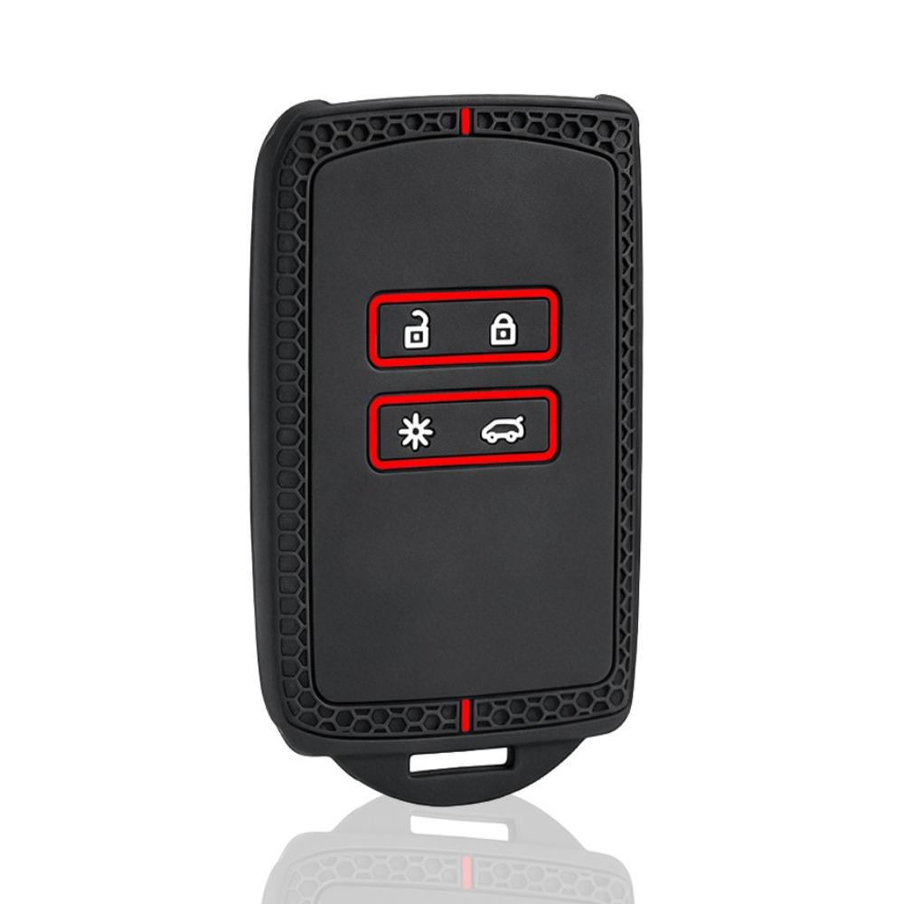 For Dacia Logan 3 For Renault Captur Zoe Espace 5 Clio Megane 4 Arkana Arcan Silicone Car Key Cover Case Key Holder Shell