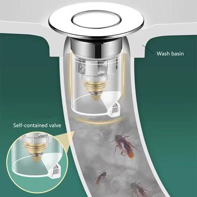 Drain Filter Bounce Cores Bathtub Drain Plug Sink Basins Drain Filter Bathtub Stopper for Bathroom Kitchen Easy Install