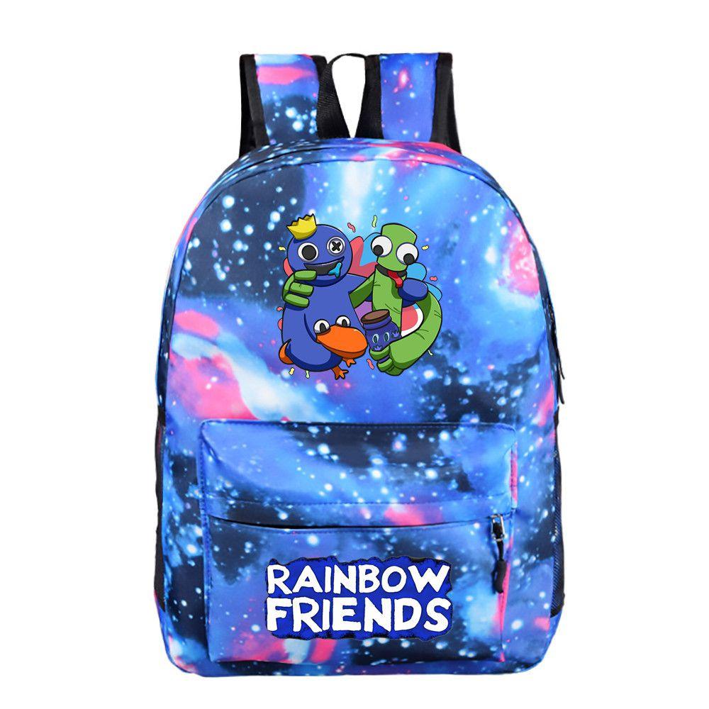 Roblox Rainbow Friends Large Capacity Student Backpack Bag Book