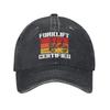 Meme Gabelstaplerzertifiziert Sun Baseballkappe Mode Unisex Unisex Gewaschene Trucker-Kappe Atmungsaktive Baseballkappen Geburtstagsgeschenk