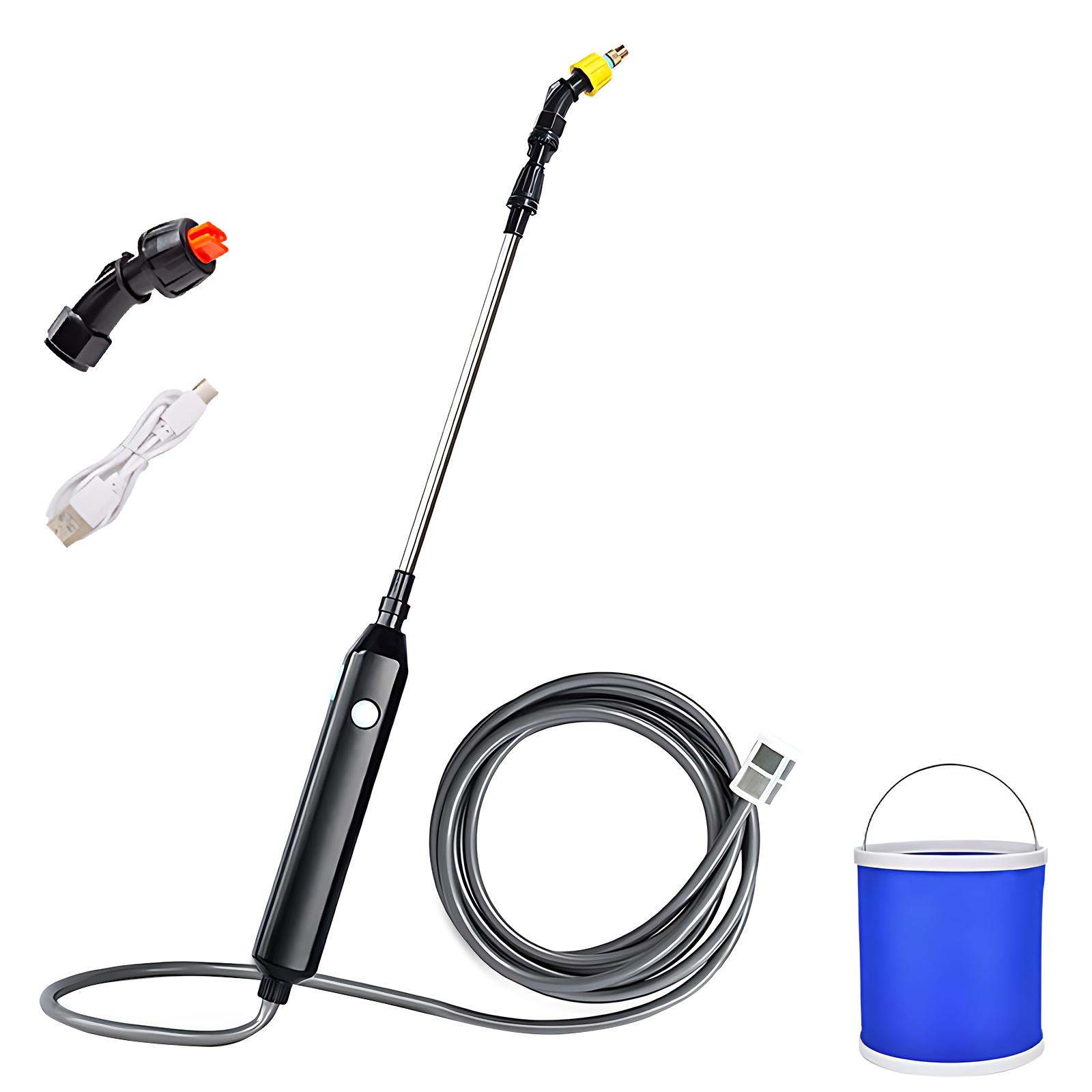 Stainless steel water hose sprayer electric