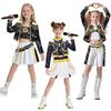 Anime Girls Zoey Mira Cosplay Costume Kids Fancy Party Dress Idol Movie Cosplay Halloween Carniva Clothes Golden Stage OZBZBD