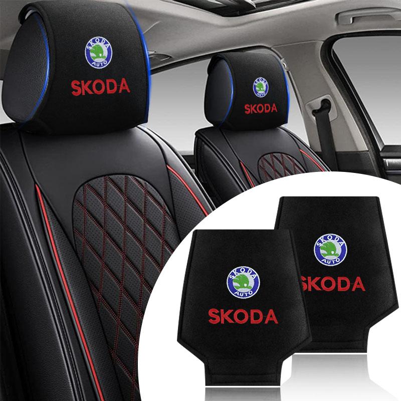 1 dona Avtomobil oʻrindiq orqa bosh suyanchiq yostigʻi chang oʻtkazmaydigan qopqogʻi Skoda Octavia 1 2 3 A4 A5 MK2 Fabia Kamiq Kapoq Kodiaq Rapid SCALA uchun