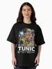 Tunic Fox Overworld Swamp Dark Tomb Exploration Oversized T-Shirt