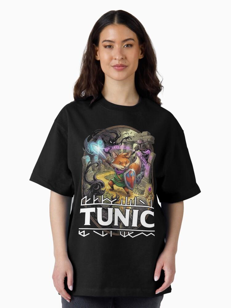 Tunic Fox Overworld Swamp Dark Tomb Exploration Oversized T-Shirt