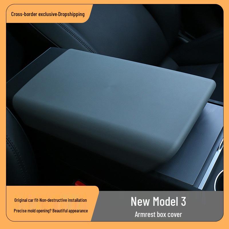 Tesla Model Y/3 Armlehnenbox Schutzhülle - Wacholder Konsolenschutz
