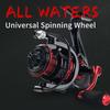 Mulinelli da pesca spinning serie 1000-7000 interamente in metallo Costruzione in alluminio Ottimi per la pesca in acqua salata e in acqua dolce Attrezzatura da pesca resistente