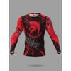 Men's 3D Stripe Printed Long-sleeved T-shirt, Comfortable, Breathable and Versatile Men's Top