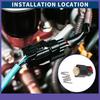 Car Headlight Socket Plug 1 Set  for Ford Mondeo Black Plastic