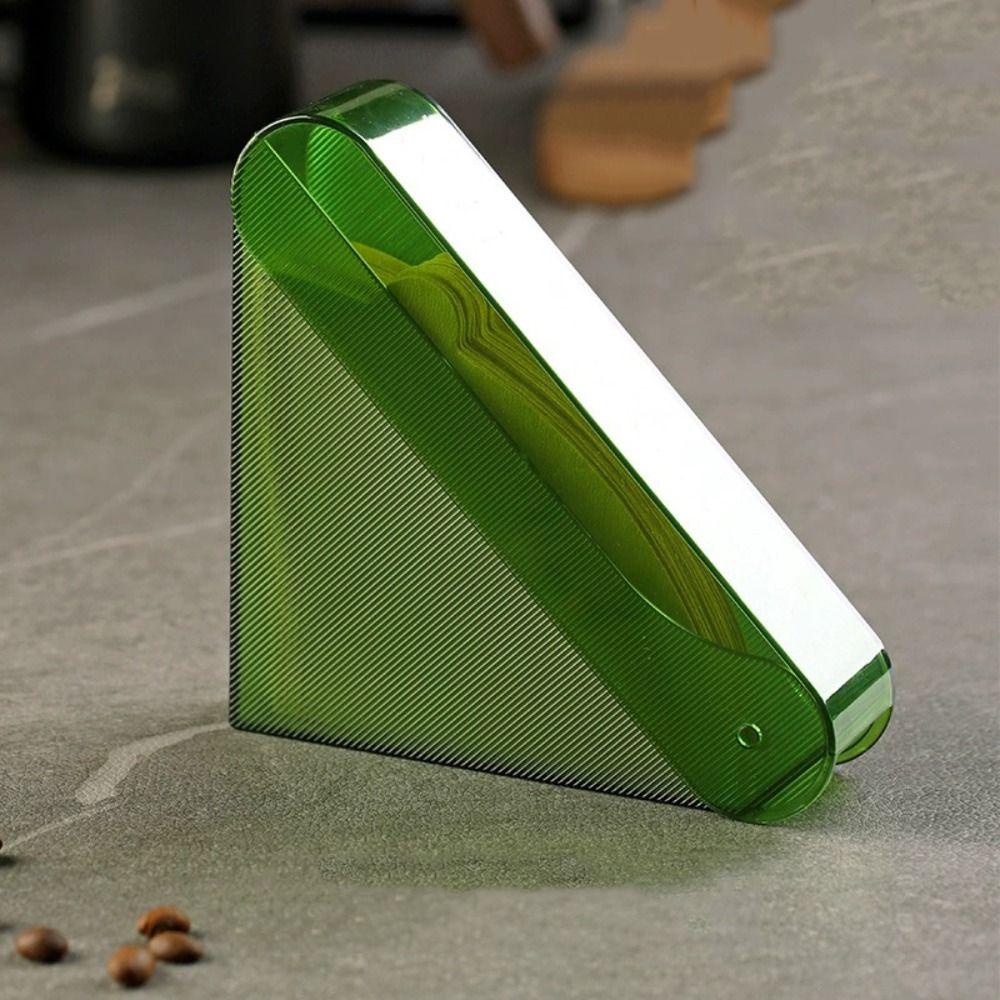 Large Capacity Hand Drip Coffee Paper Holder Dust-proof Coffee Filter Paper Dispenser  Countertop