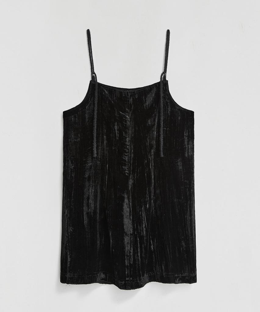 LMOOD WOMEN Belle Velvet Camisole Black