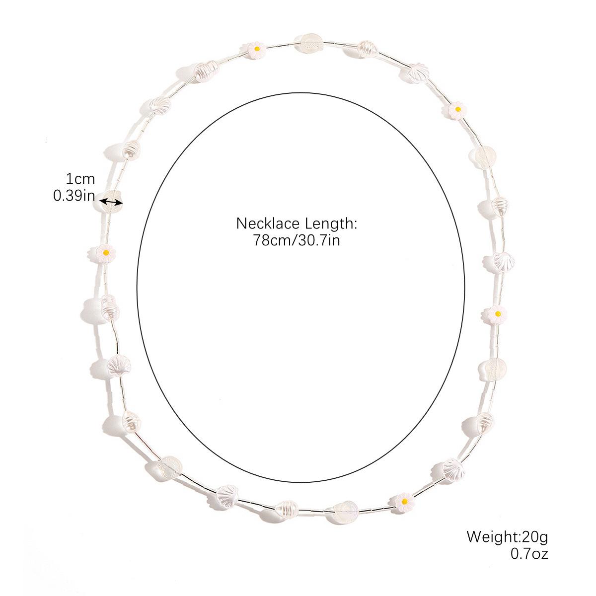 

Ожерелье для женщин Ювелирные изделия Длинное ожерелье-свитер Премиум Sense Минималистичное холодное ветровое хрустальное бирюзовое бисерное ожерелье-свитер с цепочкой Элегантное ожерелье