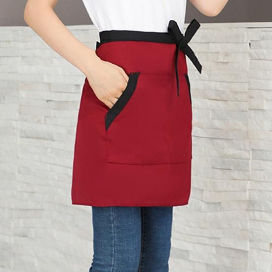 Delantal Peto de Trabajo de Chef con Bolsillos Resistentes a Manchas de Aceite Impermeables Delantal de Trabajo para