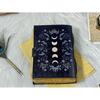 Moon phases recipe journal for men & women vintage leather journal