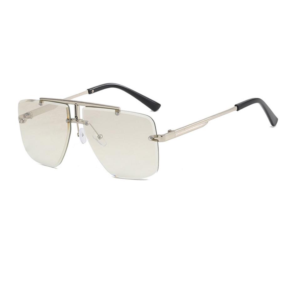 New Frameless Gradient Sunglasses Women Fashion Lightweight Sun glasses UV400