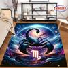 Tappeto Design Scorpione Dorato per Tutte le Stagioni per Spazi Abitativi tappeto per casa divano camera da letto, tappetino regalo
