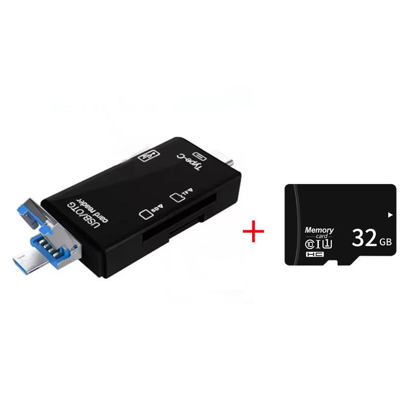 6 in 1 kaartlezer 5 Gbps snelle transmissie Type C OTG SD TF-kaartlezer USB 3.0 Micro USB Flash Drive-adapter Plug en Play