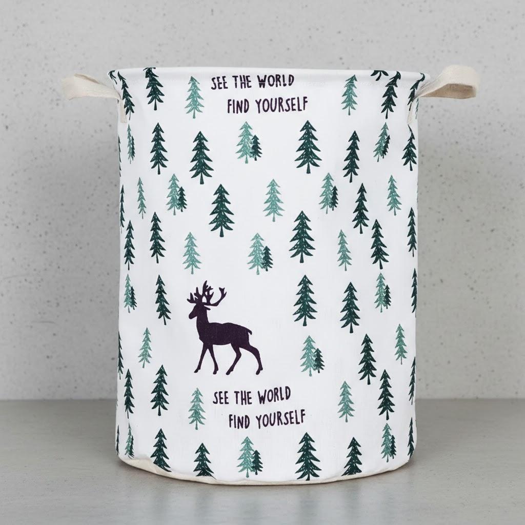 

Водонепроницаемый мешок для стирки Складная корзина для хранения одежды Бытовой органайзер для грязной одежды Ведро для хранения игрушек 1 шт.