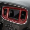ABS Navigatiepaneel Decoratie Beschermhoes Sticker Geschikt Voor Dodge Charger 2015 En Hoger Auto Interieur Accessoires