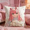 DDARLINGs In The FRANXX Cushion Cover Premium Comfort Reversible Pillow Cove Two In One Design For Any Room  Car Interior