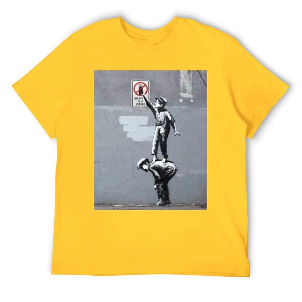 Graffiti Is A Crime Classic For Sale T-shirt Fresh Campaign  Cool Top Tee Unique Travel Eur Size