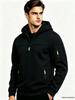 Men's Half-Zip Multi-Pocket Ribbon Hoodie, European Size