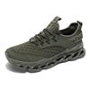 Men's Shoes Autumn Breathable Fly-woven Casual Men's Trend Blade Fish Scale Sports Running Shoes
