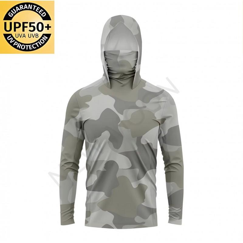 Quick-Dry UV Protection Fishing Shirt Men Women Lightweight Breathable Camo Outdoor Sunproof Top