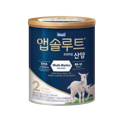 Absolut Premium Goat Powdered Milk, Stage 2, 350g, 1 Unit
