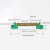 Porous Site High Bridge Type Ground Bar Copper Screw Terminal Block Bar  Transportation