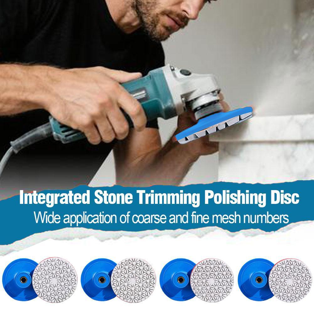 Polishing Pad Integrated Stone Trimming Polishing Disc Granite Sharp Sanding Stone 3.5inch 80mm And Marble Wear-resistant D I5A0