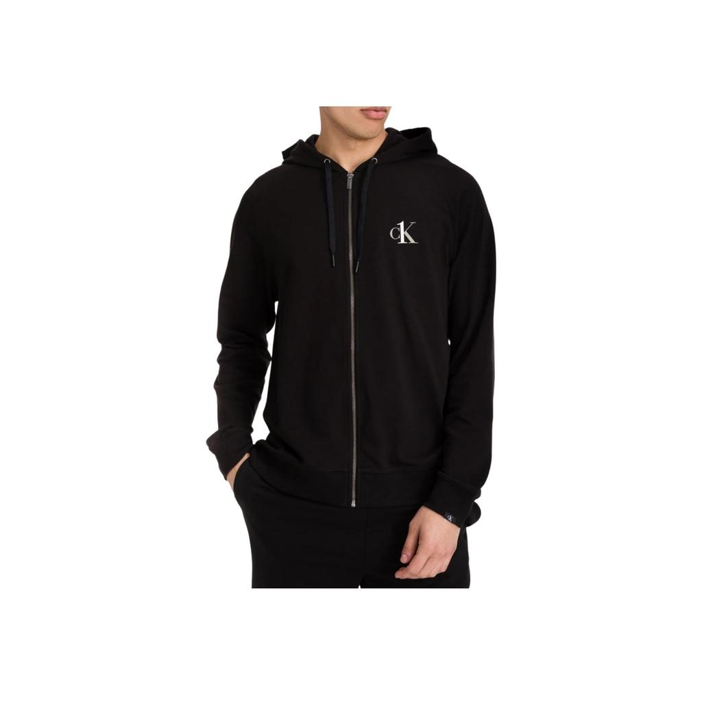 Calvin Klein Ss23 Solid Color Casual Logo Print Hoodie Men hoodies Black NM1865E-001