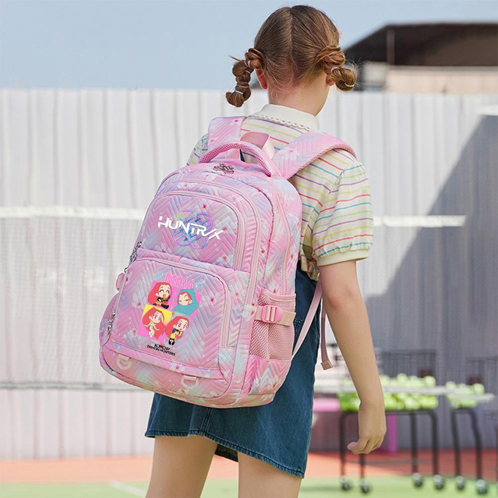 Zaino Carino Stampato K-Pop Zaino per Studente Adolescente per Ragazzo Ragazza Borsa da Scuola Regalo per Bambino Donna Grande Capacità Impermeabile Borsa da Viaggio Mochila